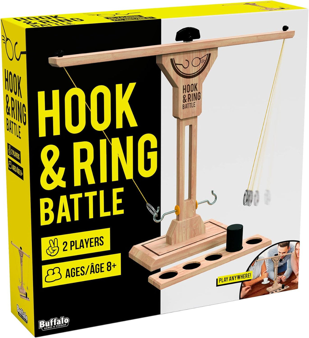 Hook & Ring Battle Party Game: Tabletop Version