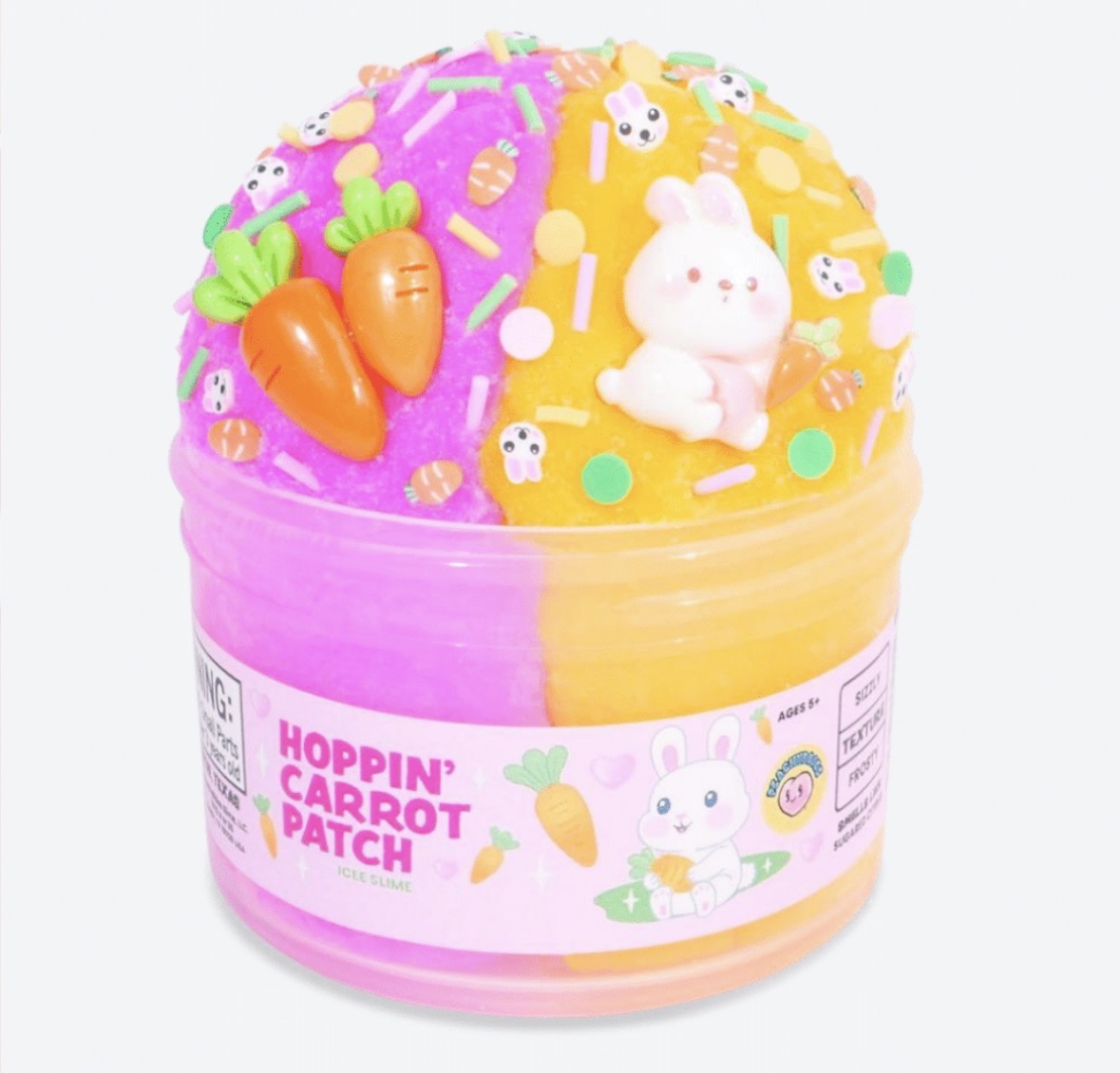 Hoppin' Carrot Patch Peachybbies Icee Slime