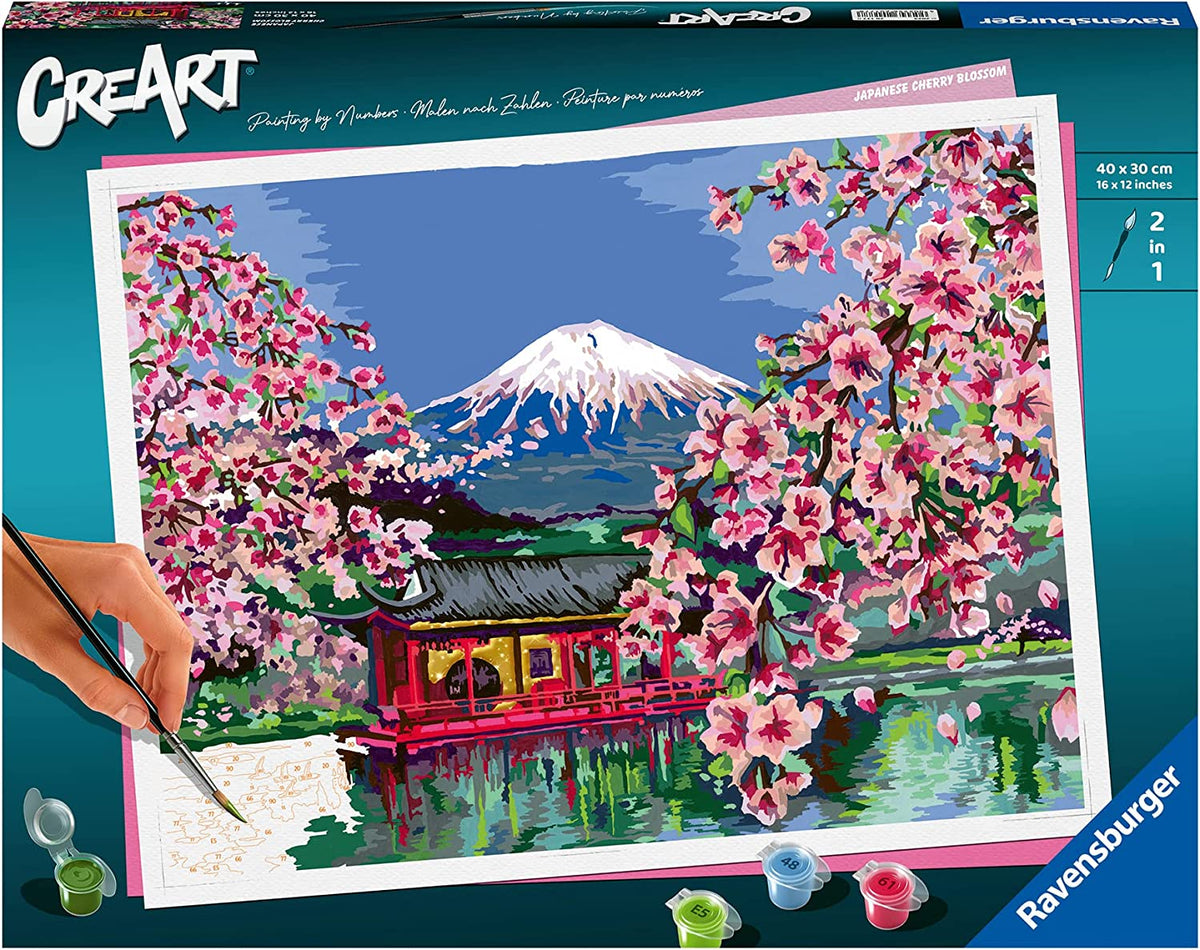 Japanese Cherry Blossom Paint By Number
