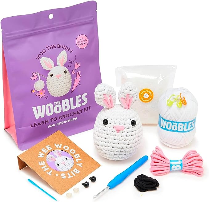 Jojo the Bunny Woobles Crochet Kit