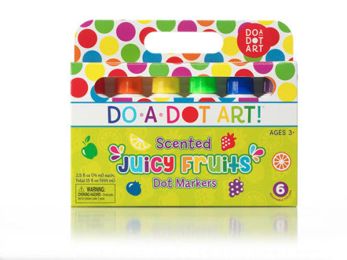 Juicy Fruits Scented 6 Pack Dot Markers