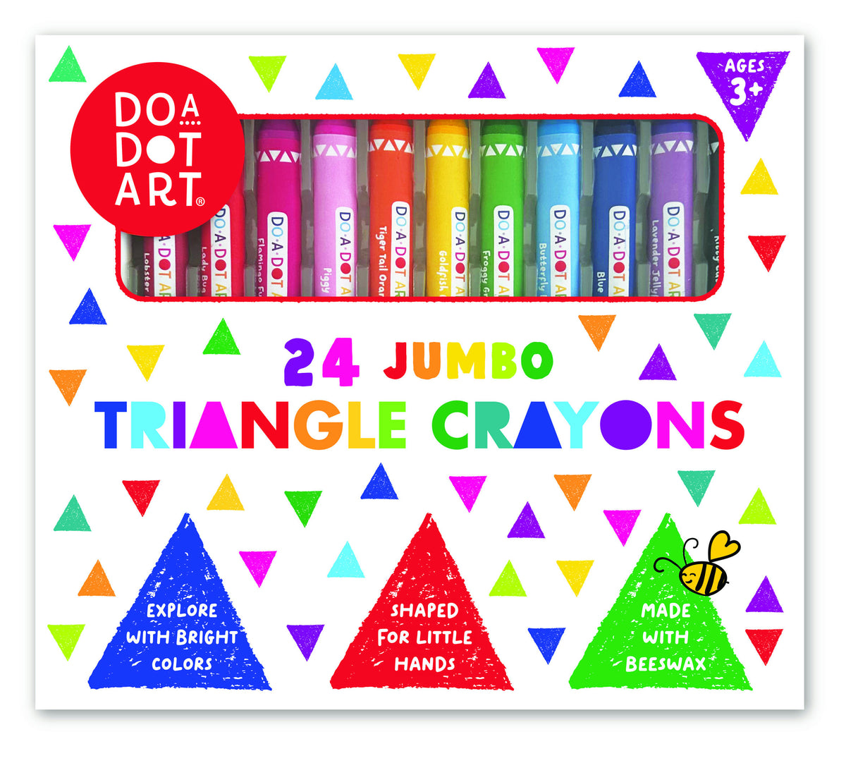 Jumbo Triangular Crayons 24ct