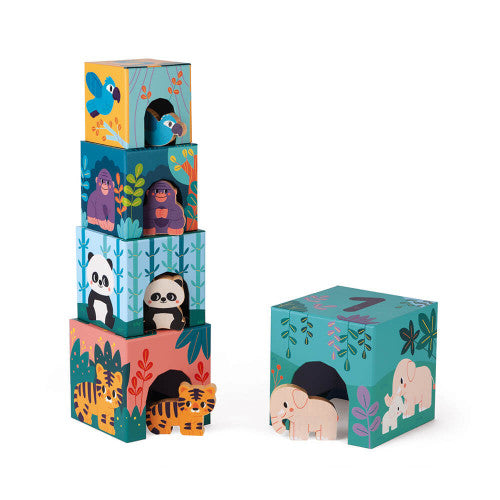 Jungle Animal Stacking Blocks