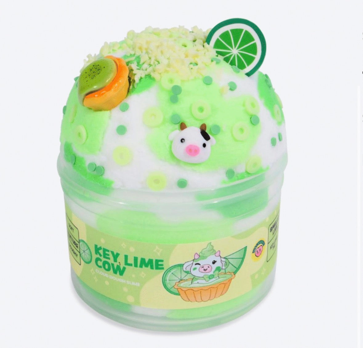 Key Lime Cow Peachybbies Cloud Slime