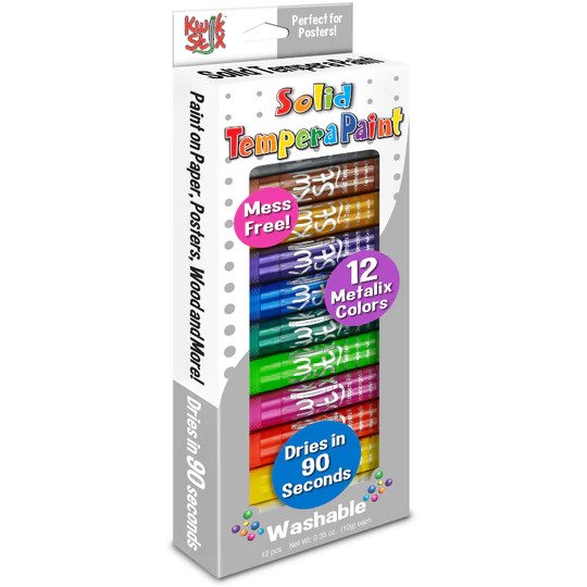 Kwik Stix Metalix Colors- 12 pk