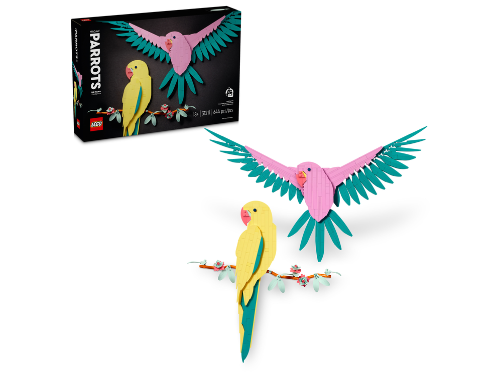 LEGO Art The Fauna Collection – Macaw Parrots