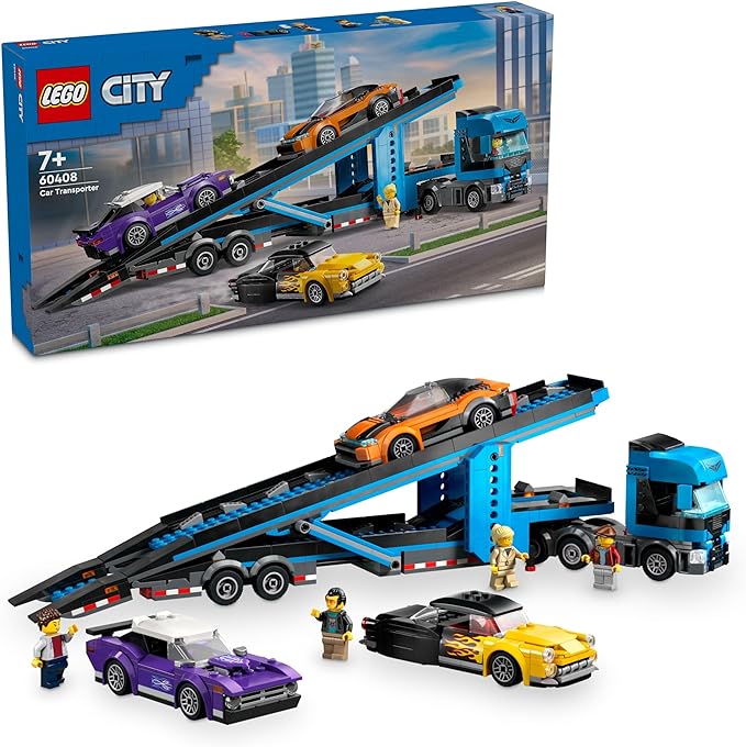 LEGO City Car Transporter Truck with Sports Cars
