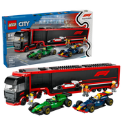 LEGO City F1® Truck with RB20 & AMR24 F1® Cars