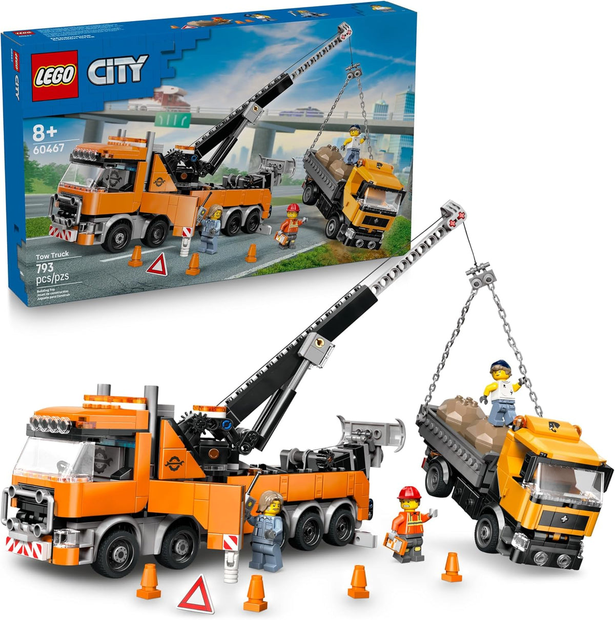 LEGO City Heavy-Duty Recovery Tow Truck with Crane
