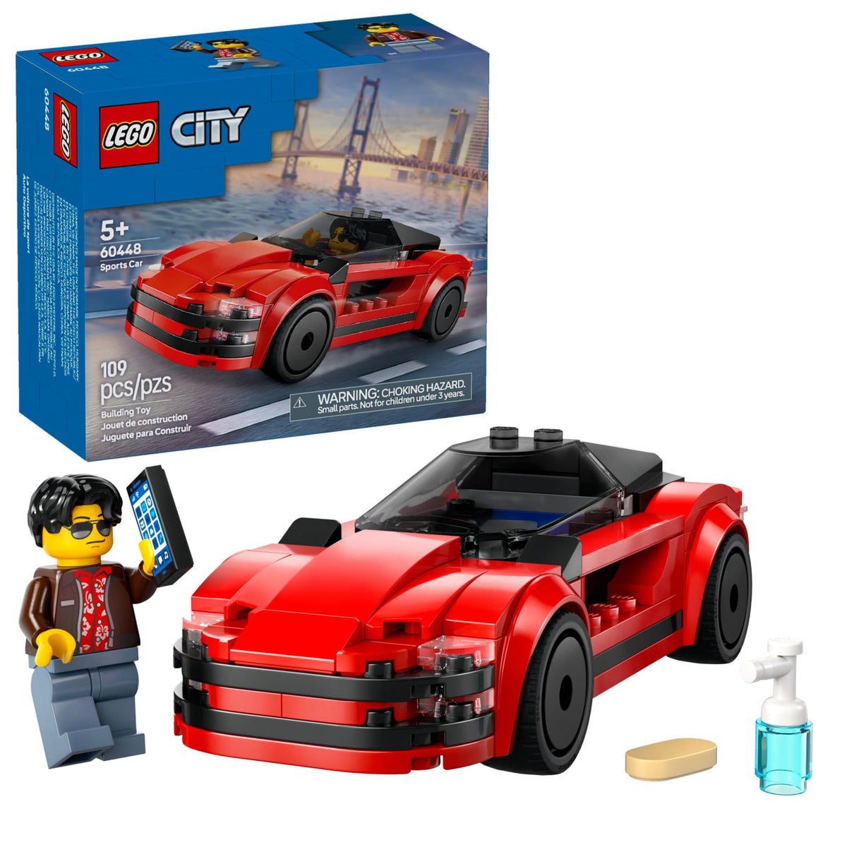 LEGO City Red Sports Car