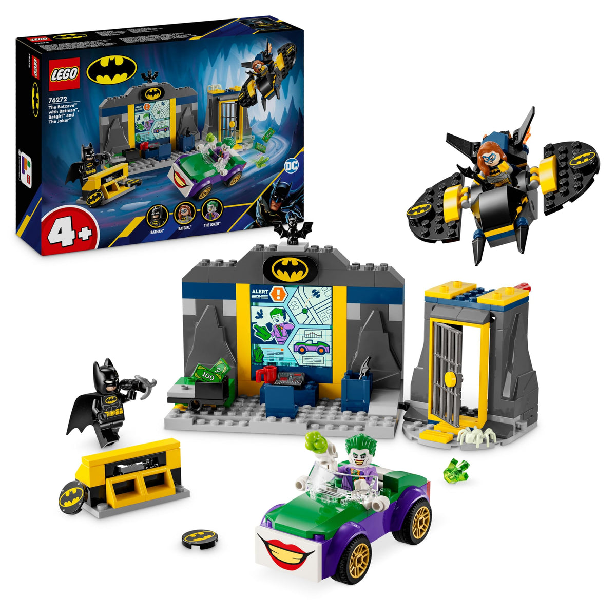 LEGO DC The Batcave with Batman, Batgirl and The Joker