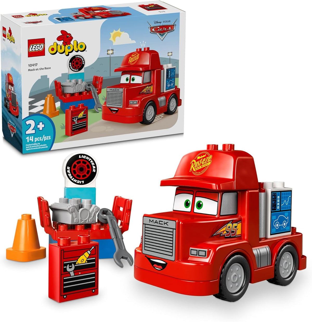 LEGO DUPLO Disney Mack at the Race