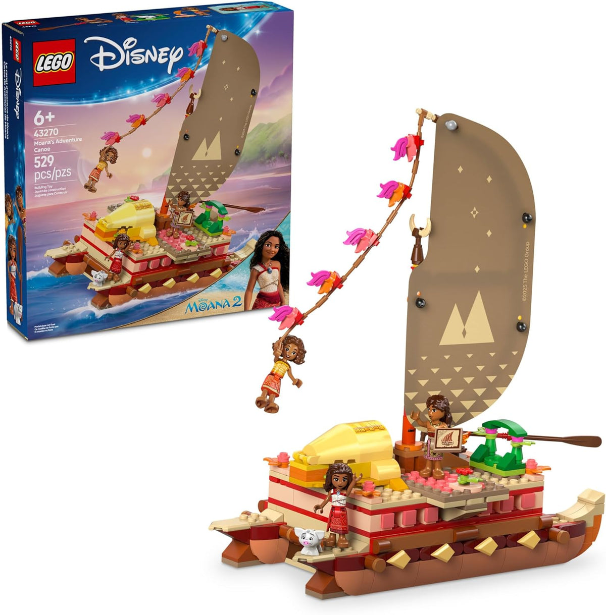 LEGO Disney Moana's Adventure Canoe