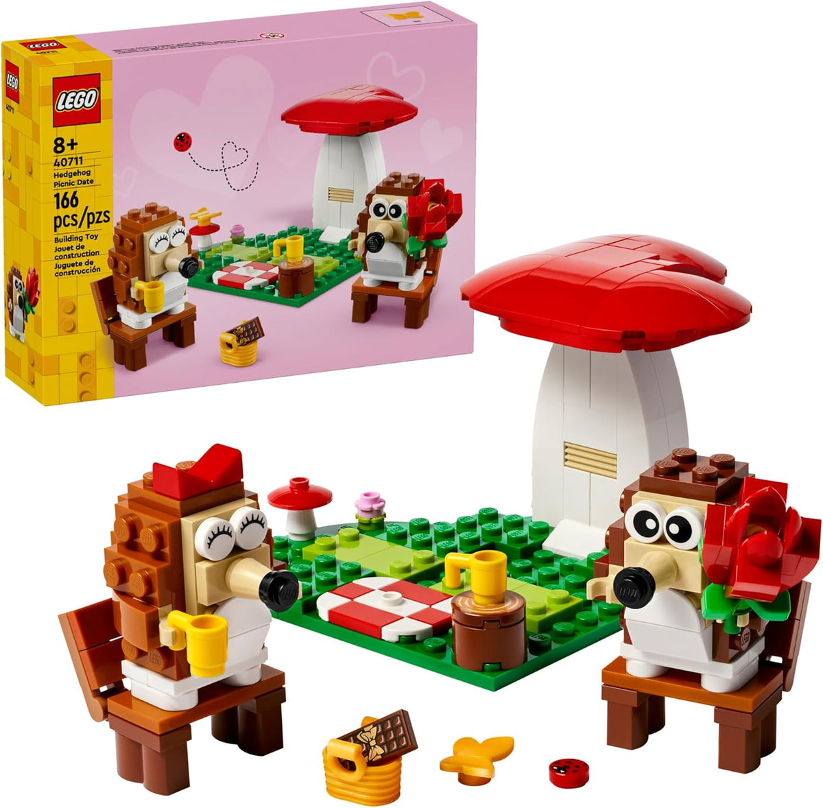 LEGO Hedgehog Picnic Date