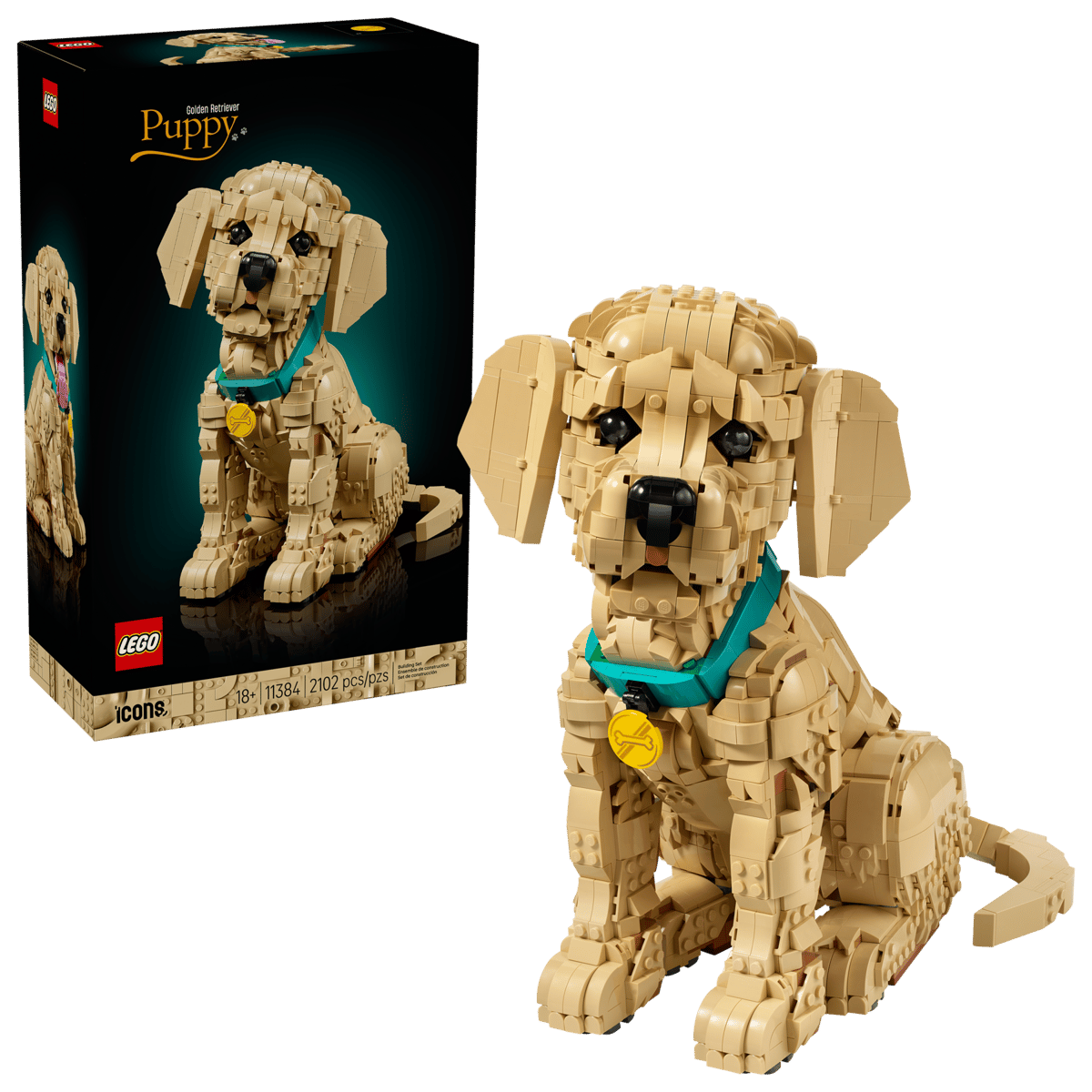 LEGO Icons Golden Retriever Puppy