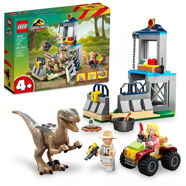 LEGO Jurassic World Velociraptor Escape