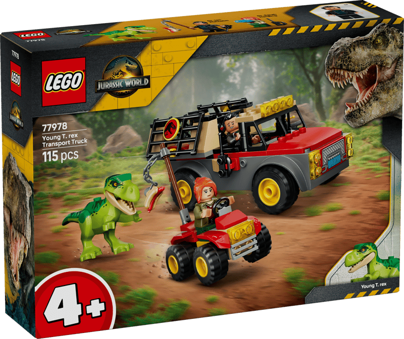 LEGO Jurassic World Young T. rex Transport Truck