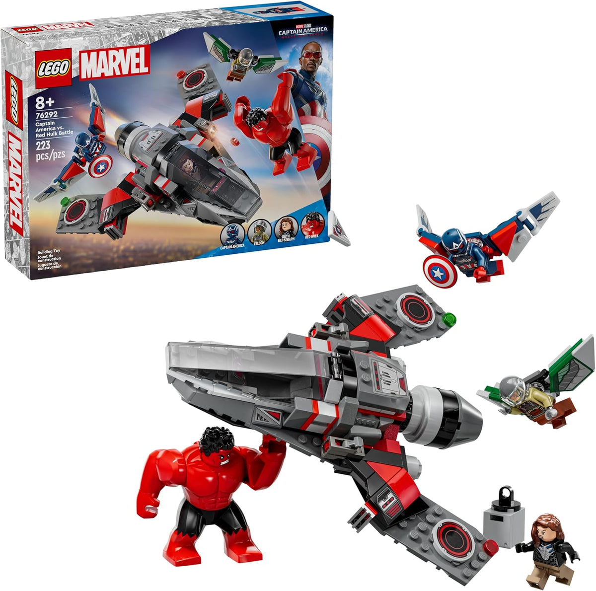 LEGO Marvel Captain America vs. Red Hulk Battle