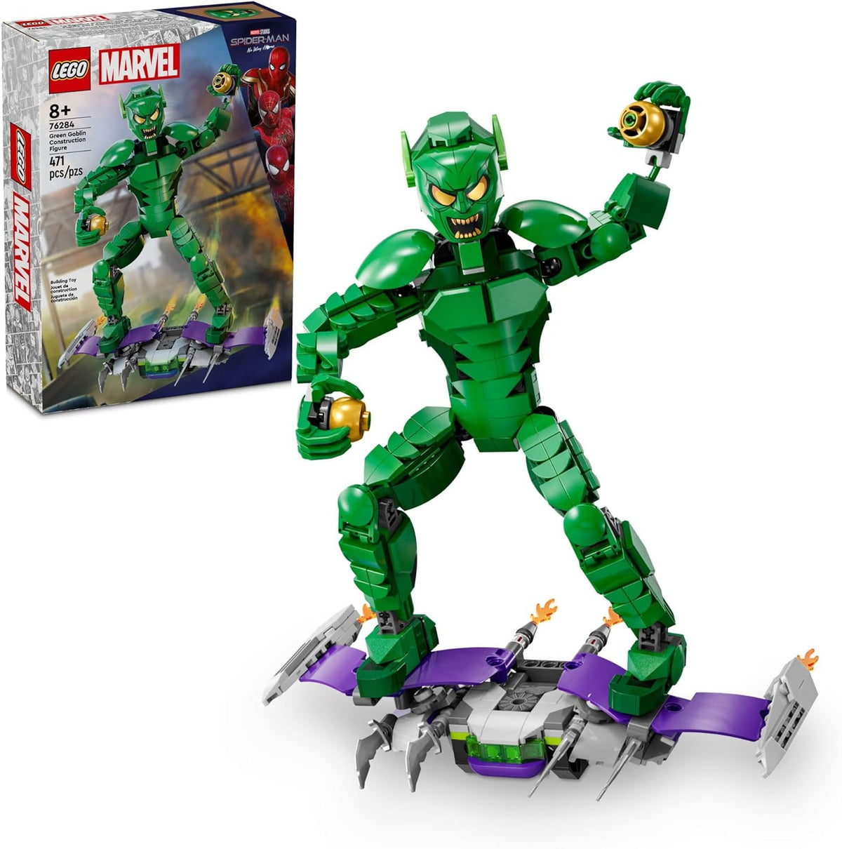 LEGO Marvel Green Goblin Construction Figure