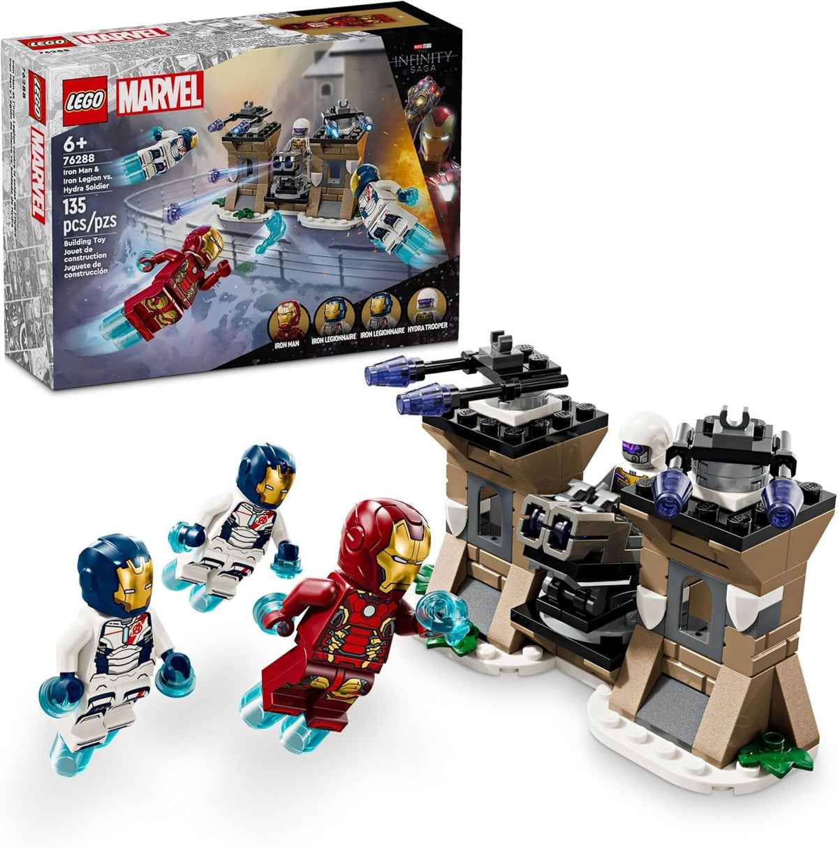 LEGO Marvel Iron Man & Iron Legion vs. Hydra Soldier