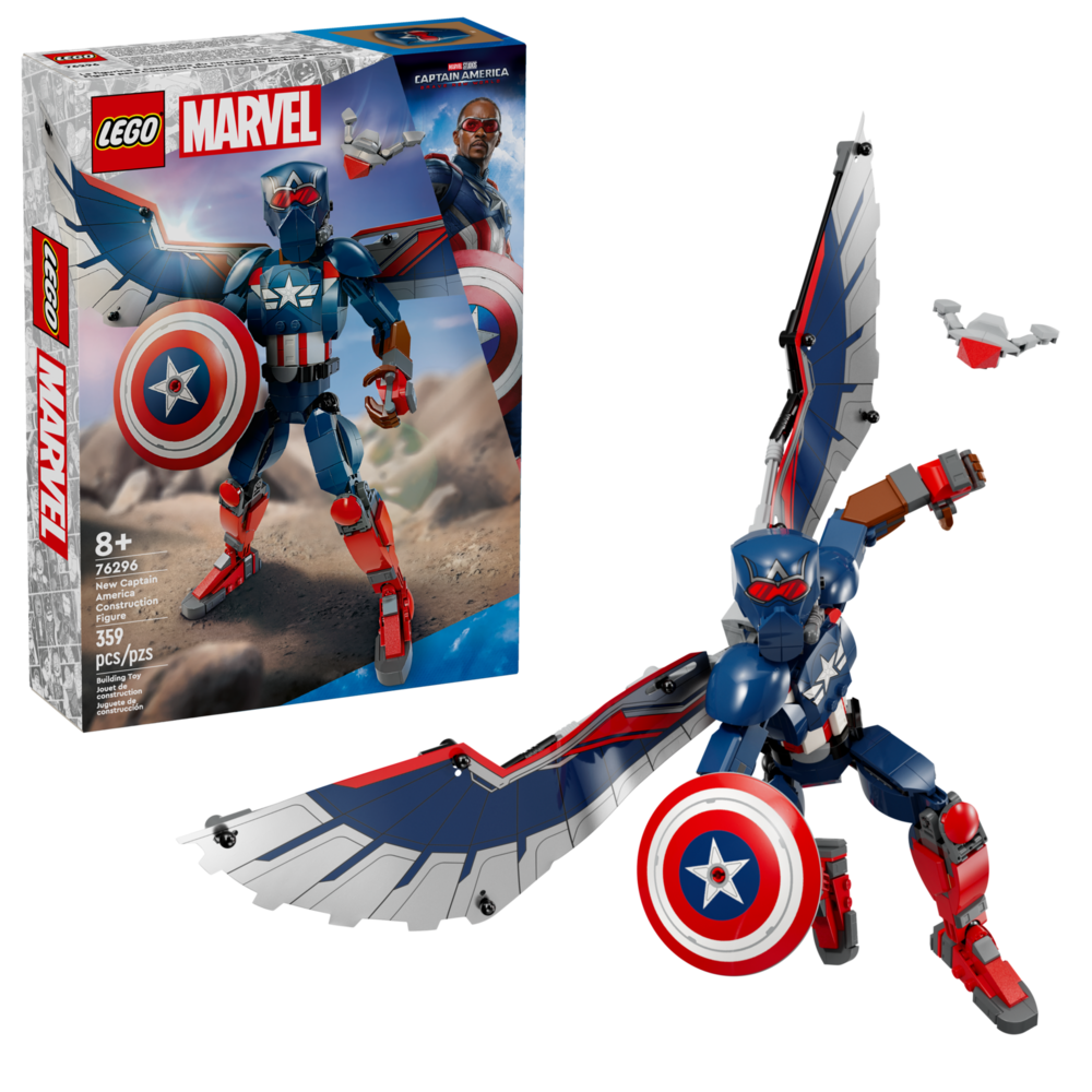 LEGO Marvel New Captain America Construction Figure