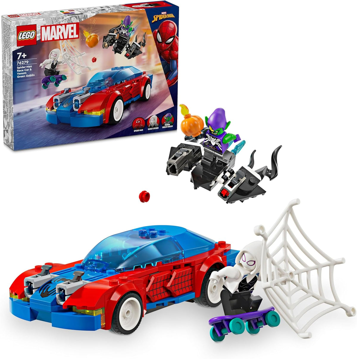 LEGO Marvel Spider-Man Race Car & Venom Green Goblin
