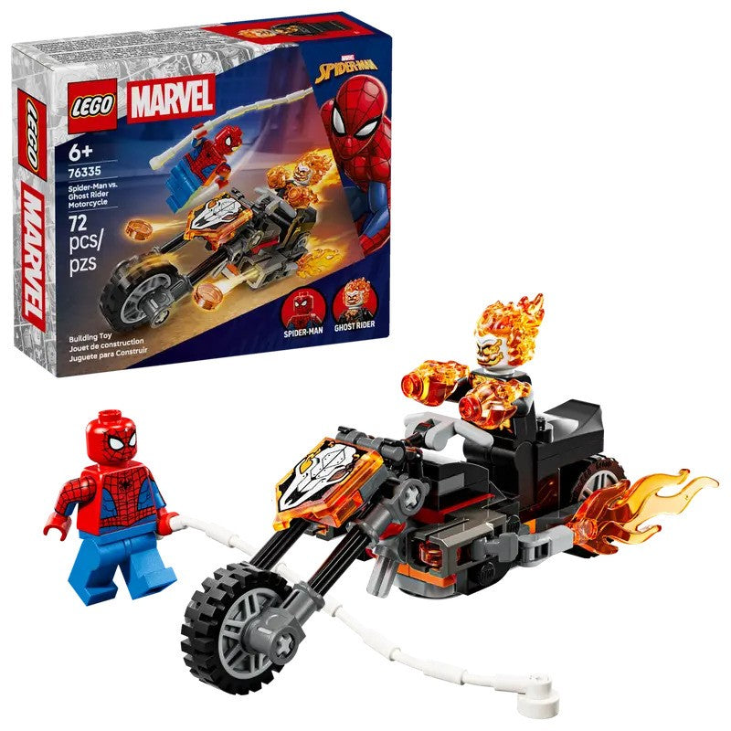 LEGO Marvel Spider-Man vs. Ghost Rider Motorcycle