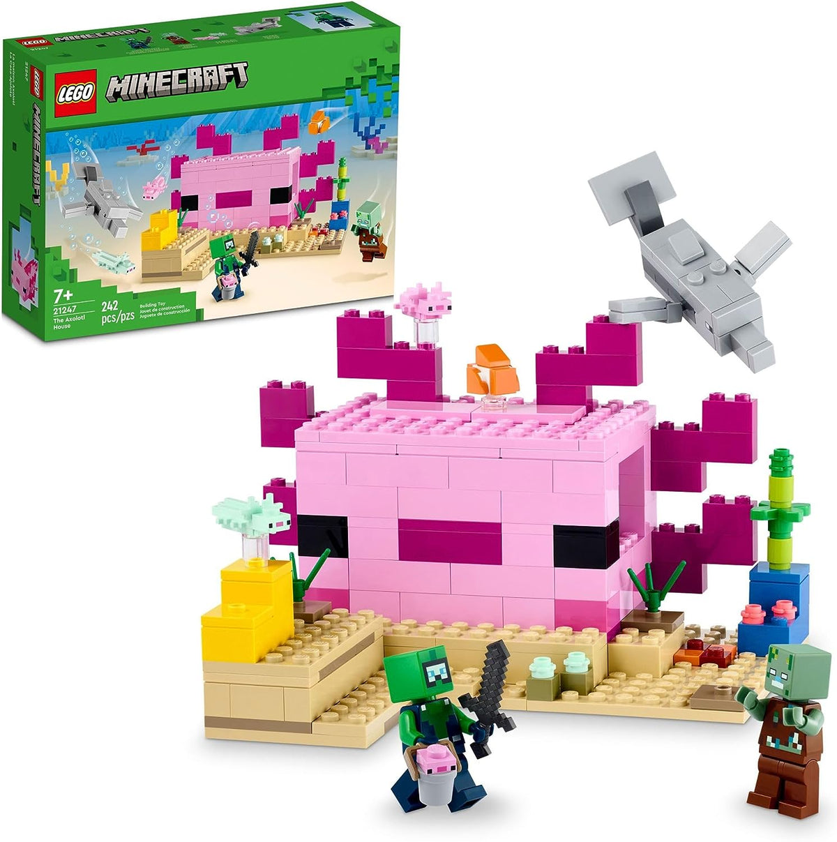 LEGO Minecraft Axolotl House