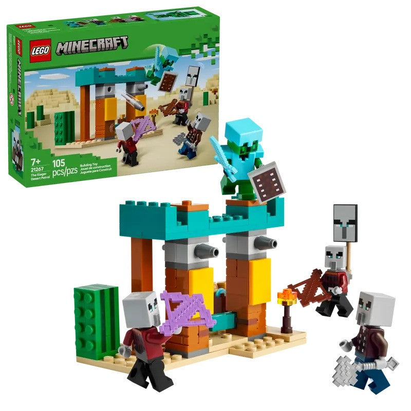 LEGO Minecraft The Illager Desert Patrol