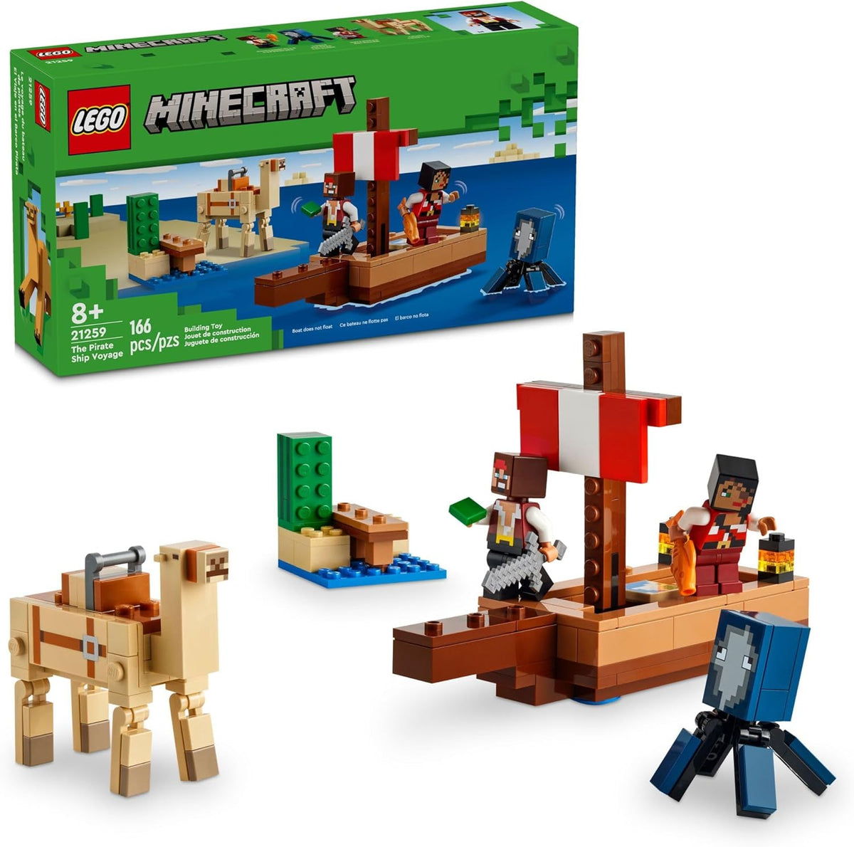 LEGO Minecraft The Pirate Ship Voyage