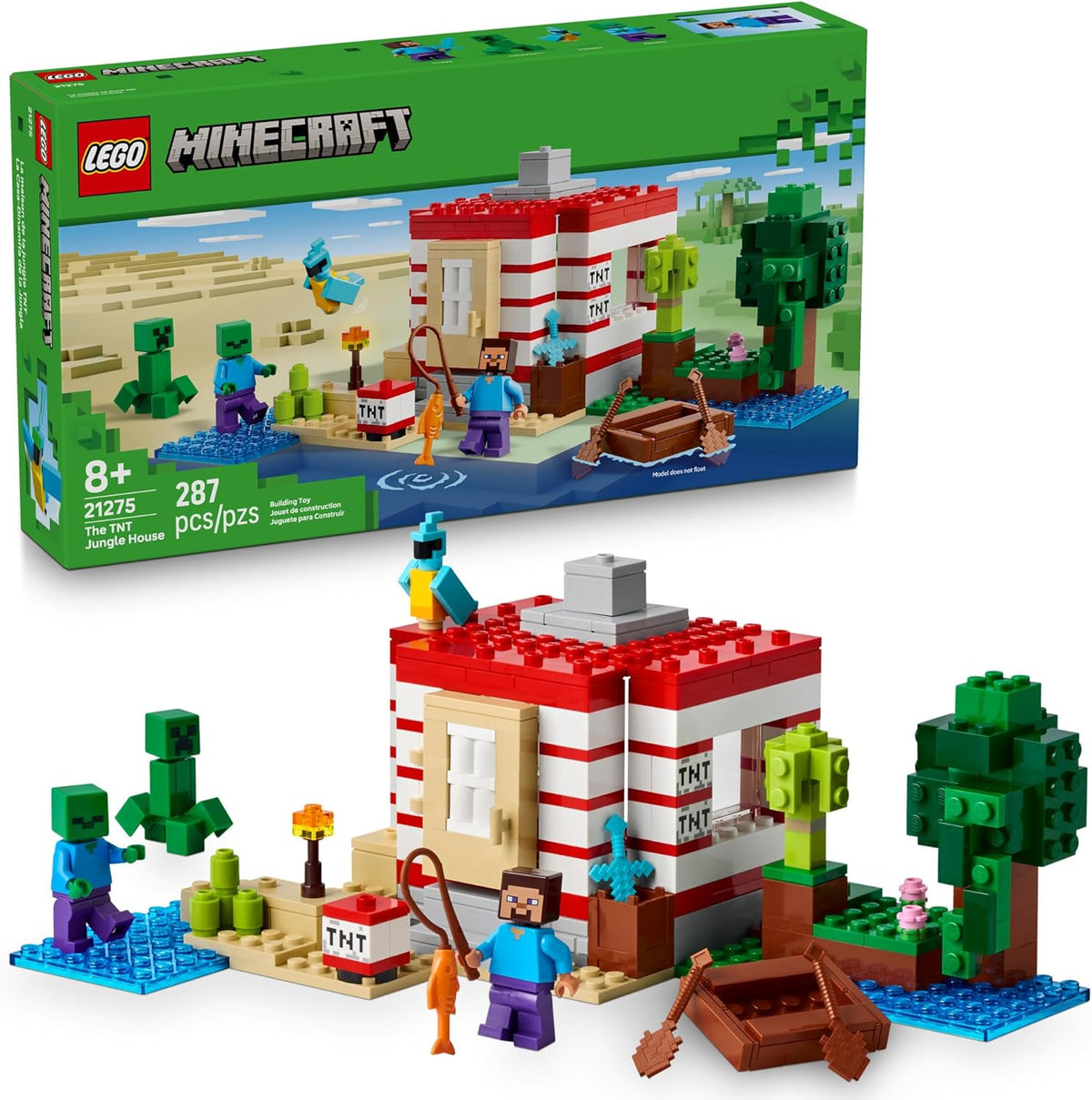 LEGO Minecraft The TNT Jungle House