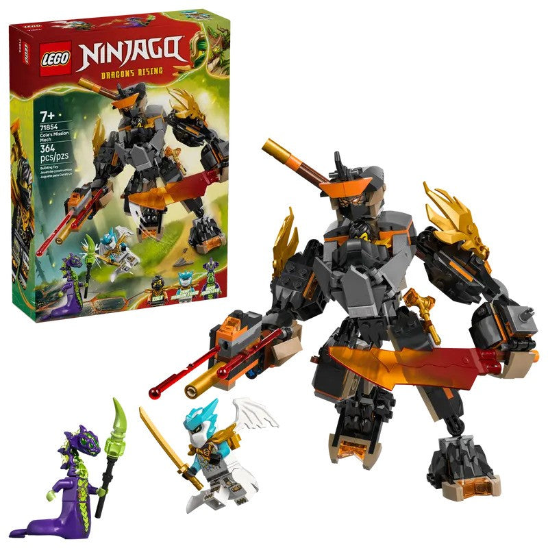 LEGO Ninjago Cole's Mission Mech & Dragon Zane