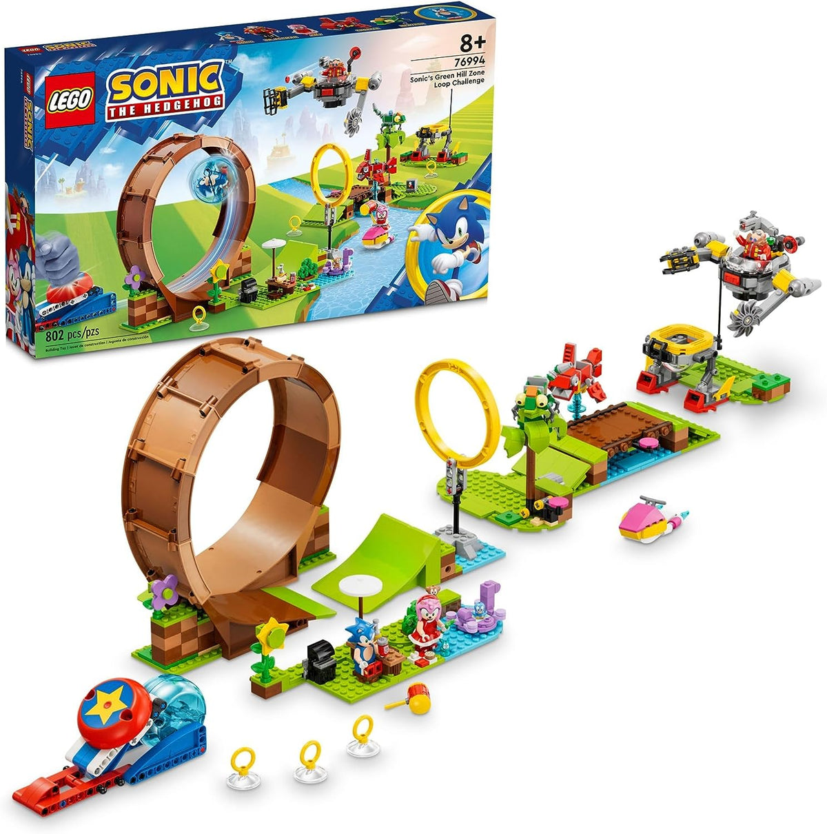 LEGO Sonic Green Hill Zone Loop Challenge