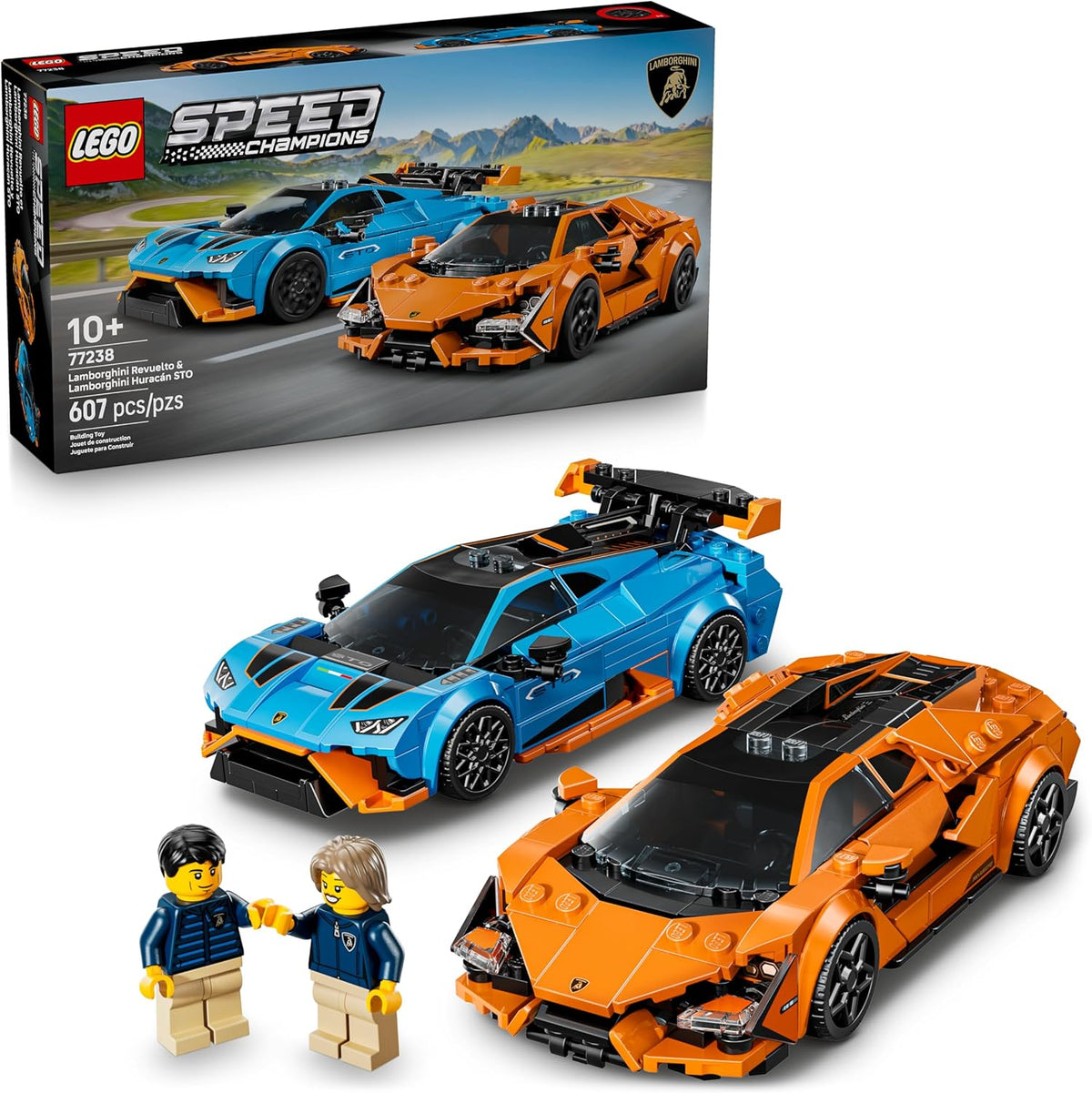 LEGO Speed Champions Lamborghini Revuelto & Huracán STO