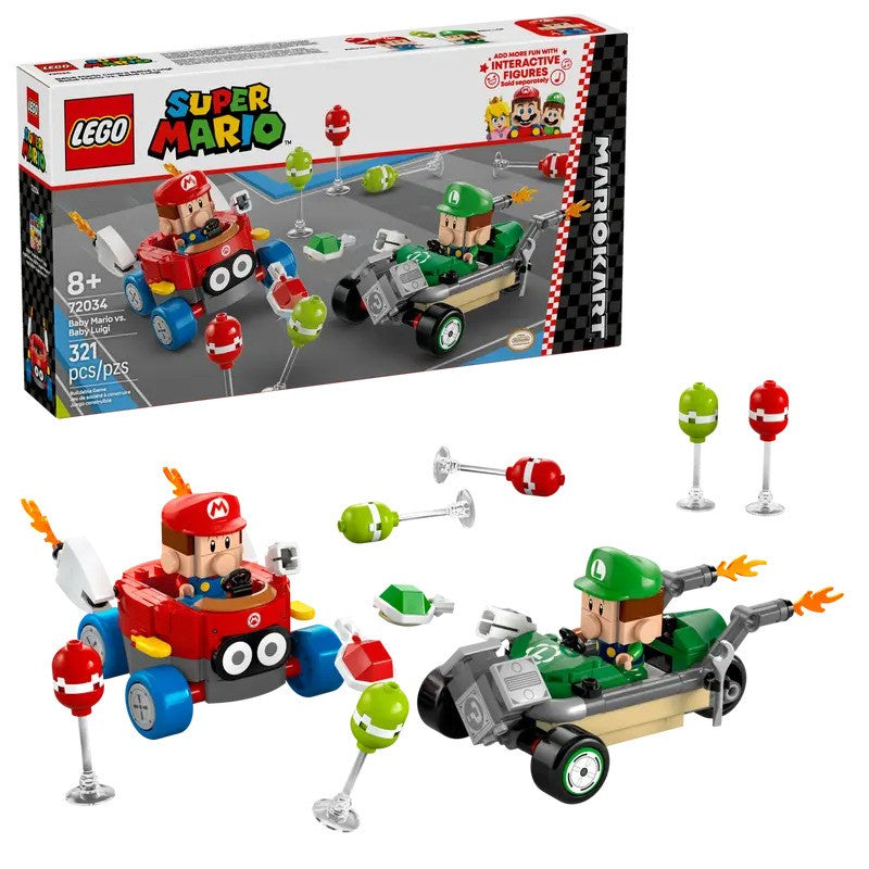 LEGO SuperMario Mario Kart – Baby Mario vs. Baby Luigi