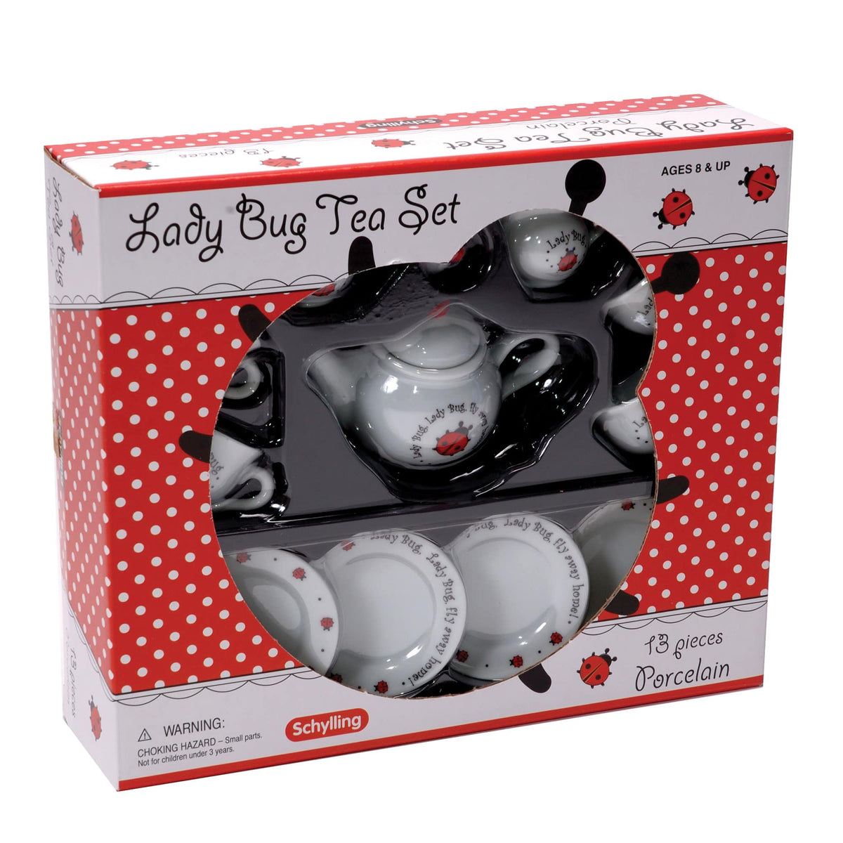 Ladybug Porcelain Tea Set