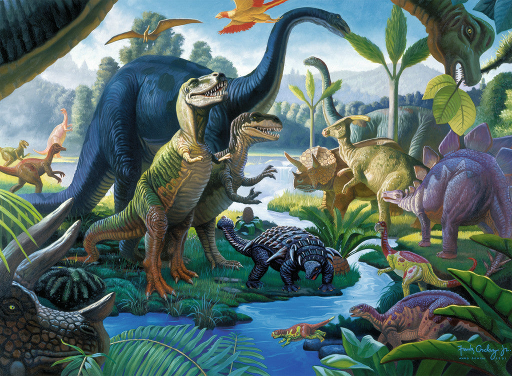 Land of Giants Dinosaur 100pc Puzzle