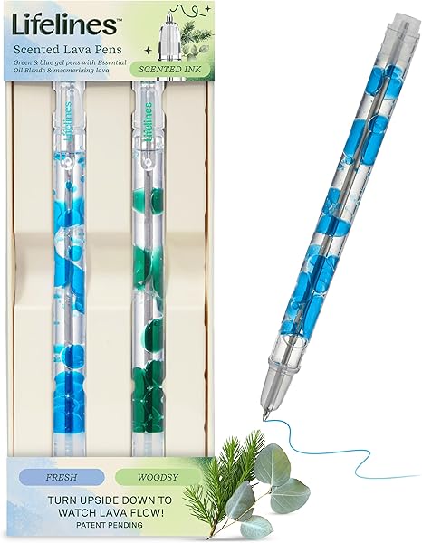 Lava Pen Set- Blue/Green Scented