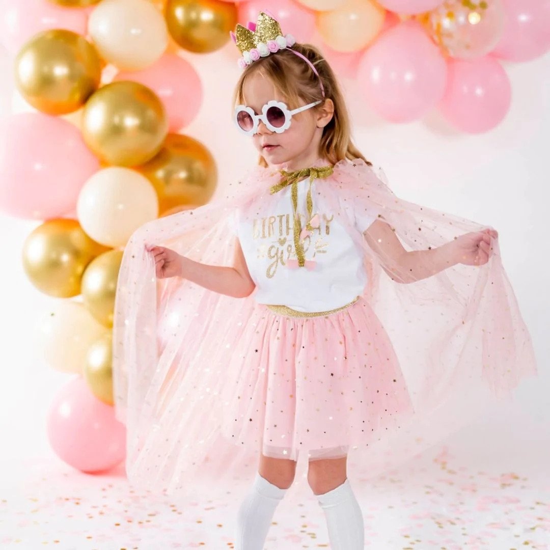 Light Pink Stars Cape