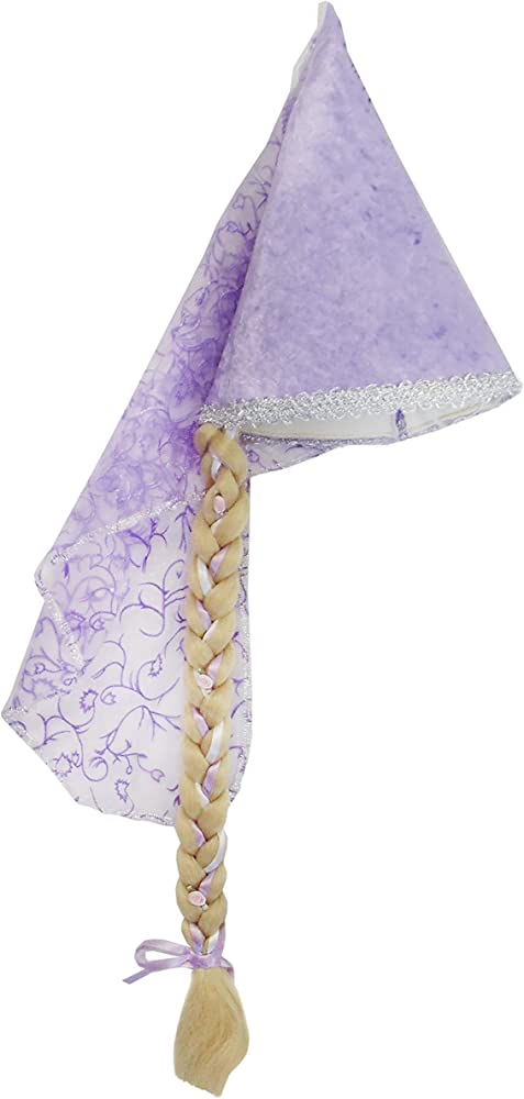 Lilac Rapunzel Hat w/Braid