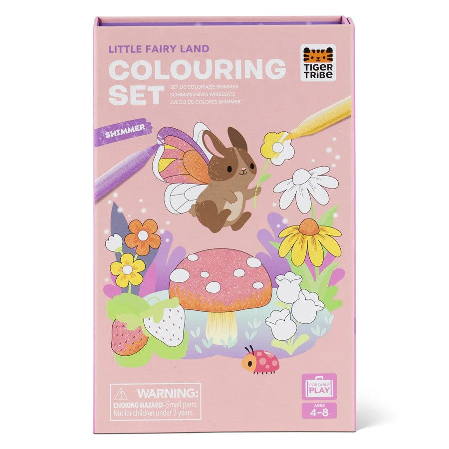 Little Fairies Shimmer Coloring Set