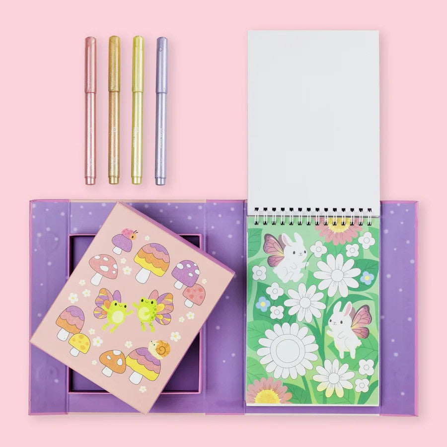 Little Fairies Shimmer Coloring Set