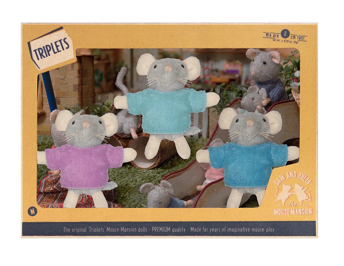 Little Mouse Doll Triplets
