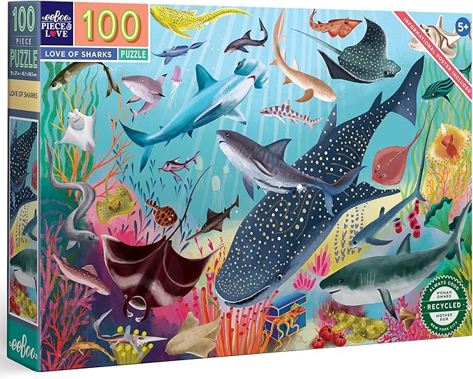 Love of Sharks 100pc Puzzle