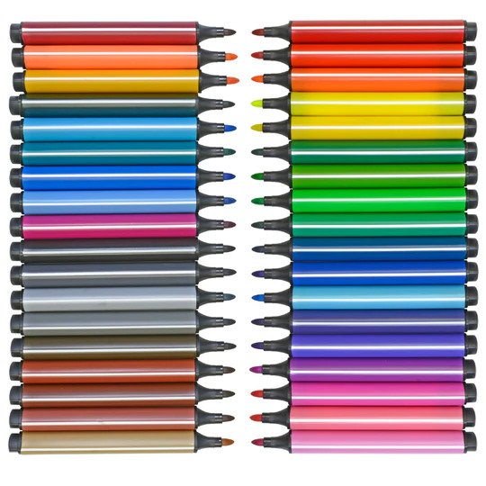 Magic Stix Washable Markers Set w/ Global Skin Tones 48 pk