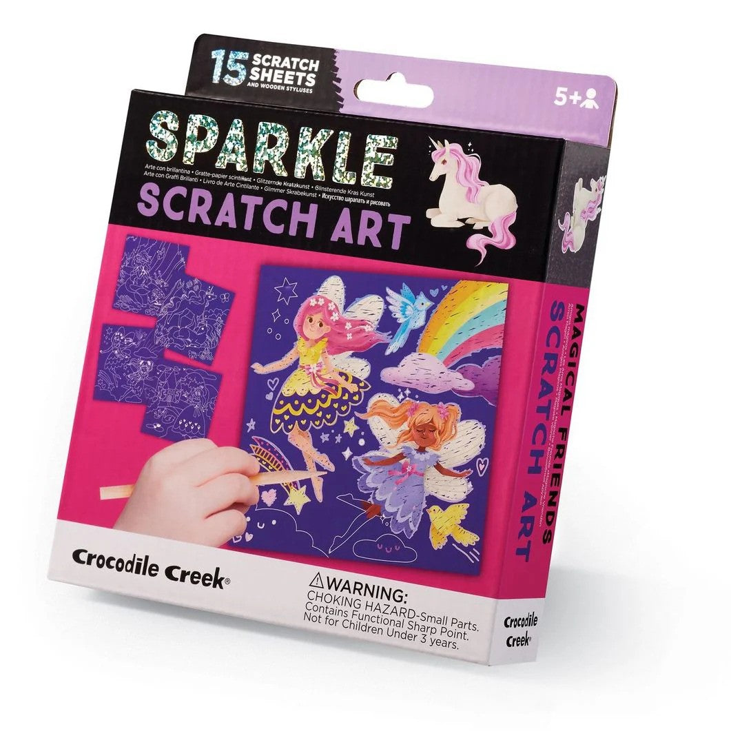 Magical Friends Sparkle Scratch Art