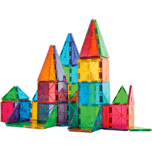 Magna-Tiles Clear Colors 100 pc Set