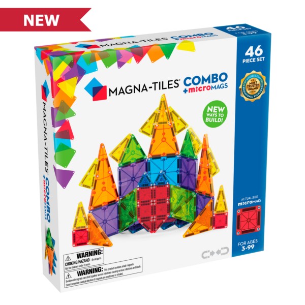 Magna-Tiles Combo + microMags 46 Piece Set