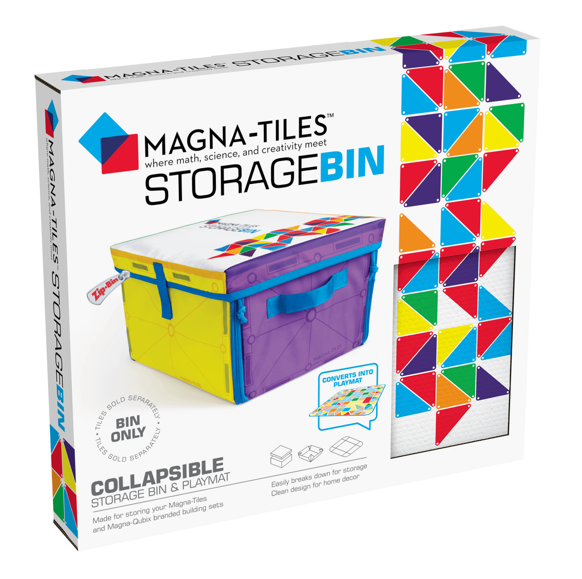 Magna-Tiles Storage Bin & Interactive Play-Mat