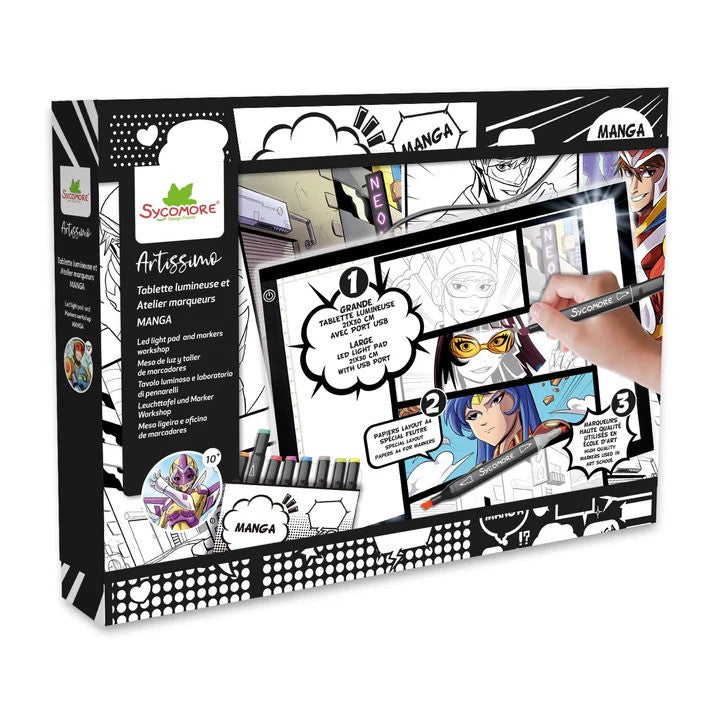 Manga Led Light Pad And Markers Workshop